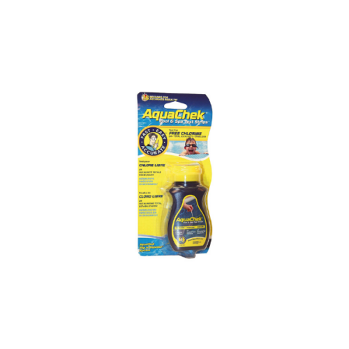Aquachek Jaune – Chlore, pH, alcalinité, acide cyanurique