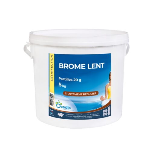 Brome lent pastilles - seau 5Kg - Ocedis