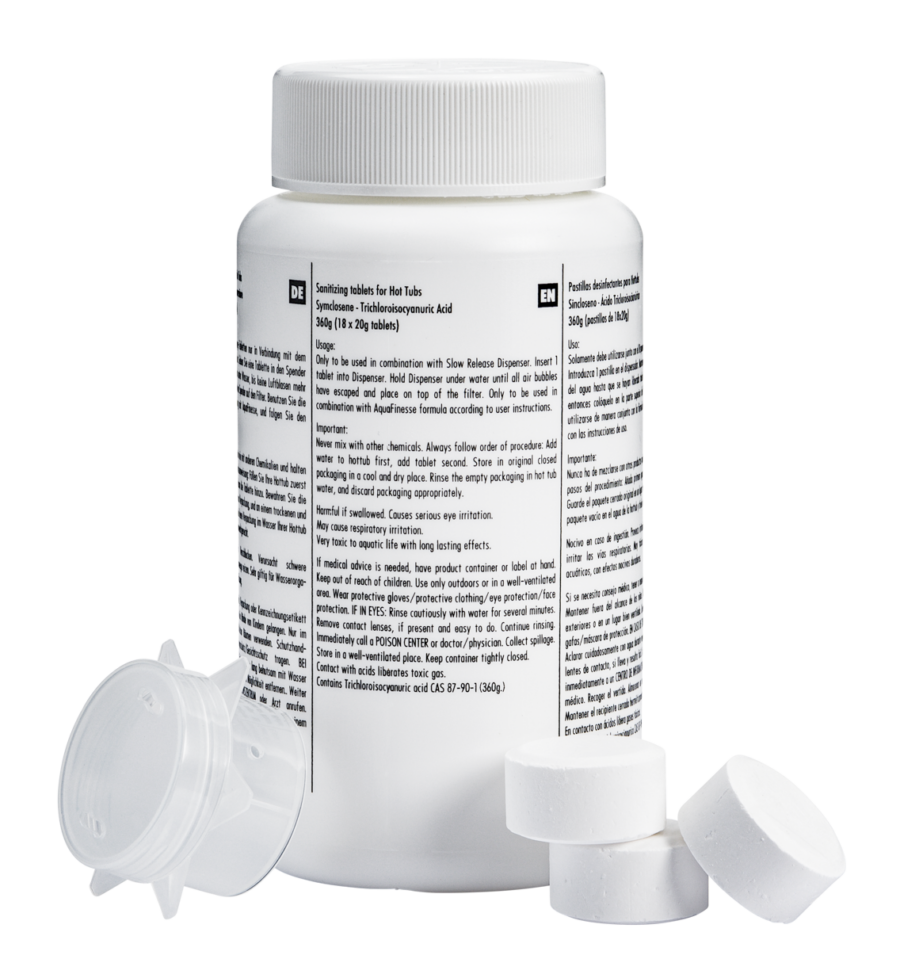 Pack de traitement hebdomadaire pour spa – AquaFinesse – Image 2