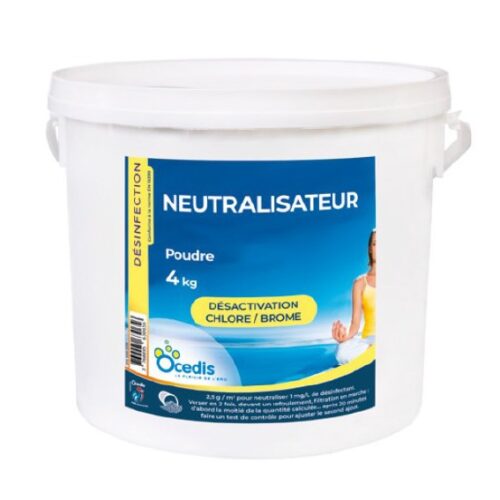 Neutralisateur chlore et brome - seau 4kg - Ocedis ou Acti